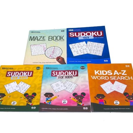 5 Pack Puzzle Books Bundle