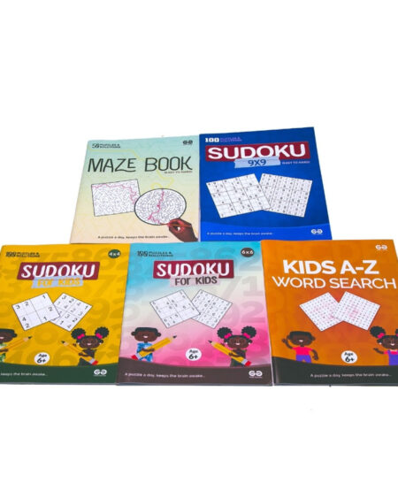 5 Pack Puzzle Books Bundle