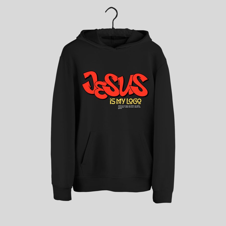Jesus is My Logo Hoodie - Image 5