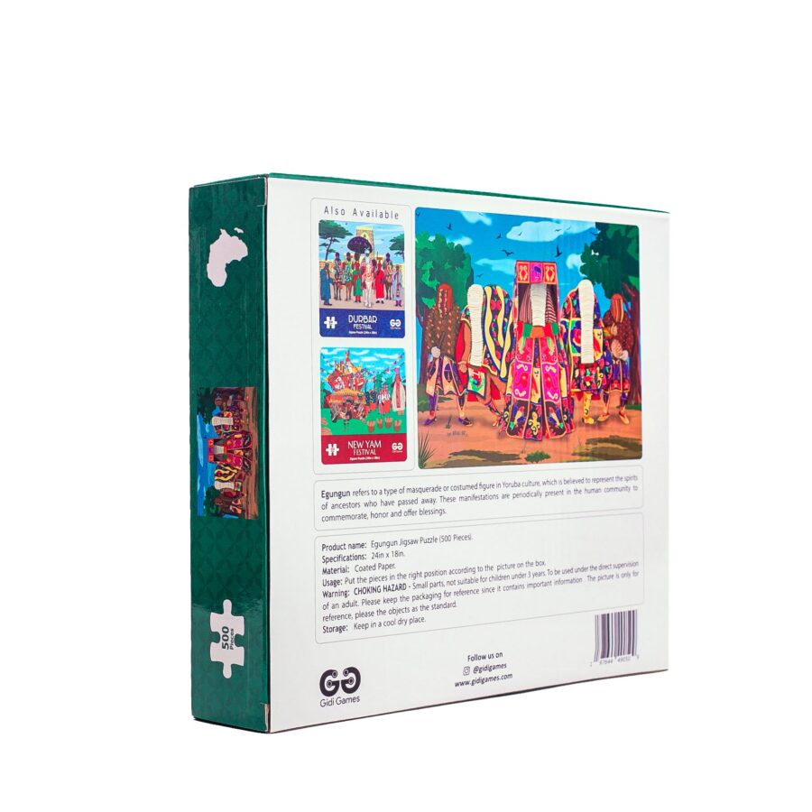 Egungun Festival Jigsaw Puzzles - Image 7