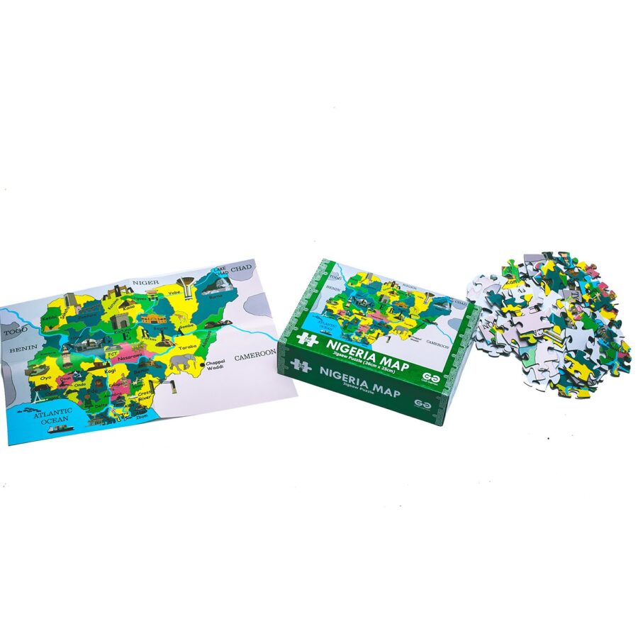 Nigeria Map Jigsaw Puzzle - Image 8