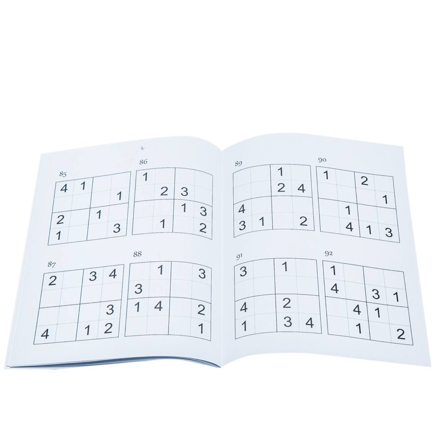 Sudoku 4 x 4 Puzzle Book - Image 3
