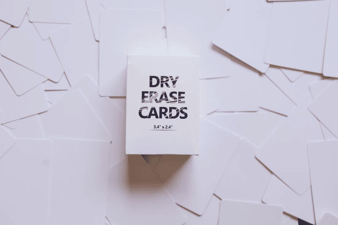 Dry Erase Cards – 100 Reusable Playing Cards - Image 2